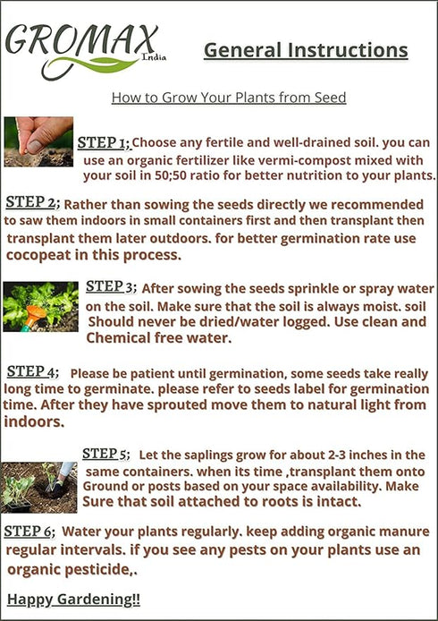 Gromax India Mint Seeds